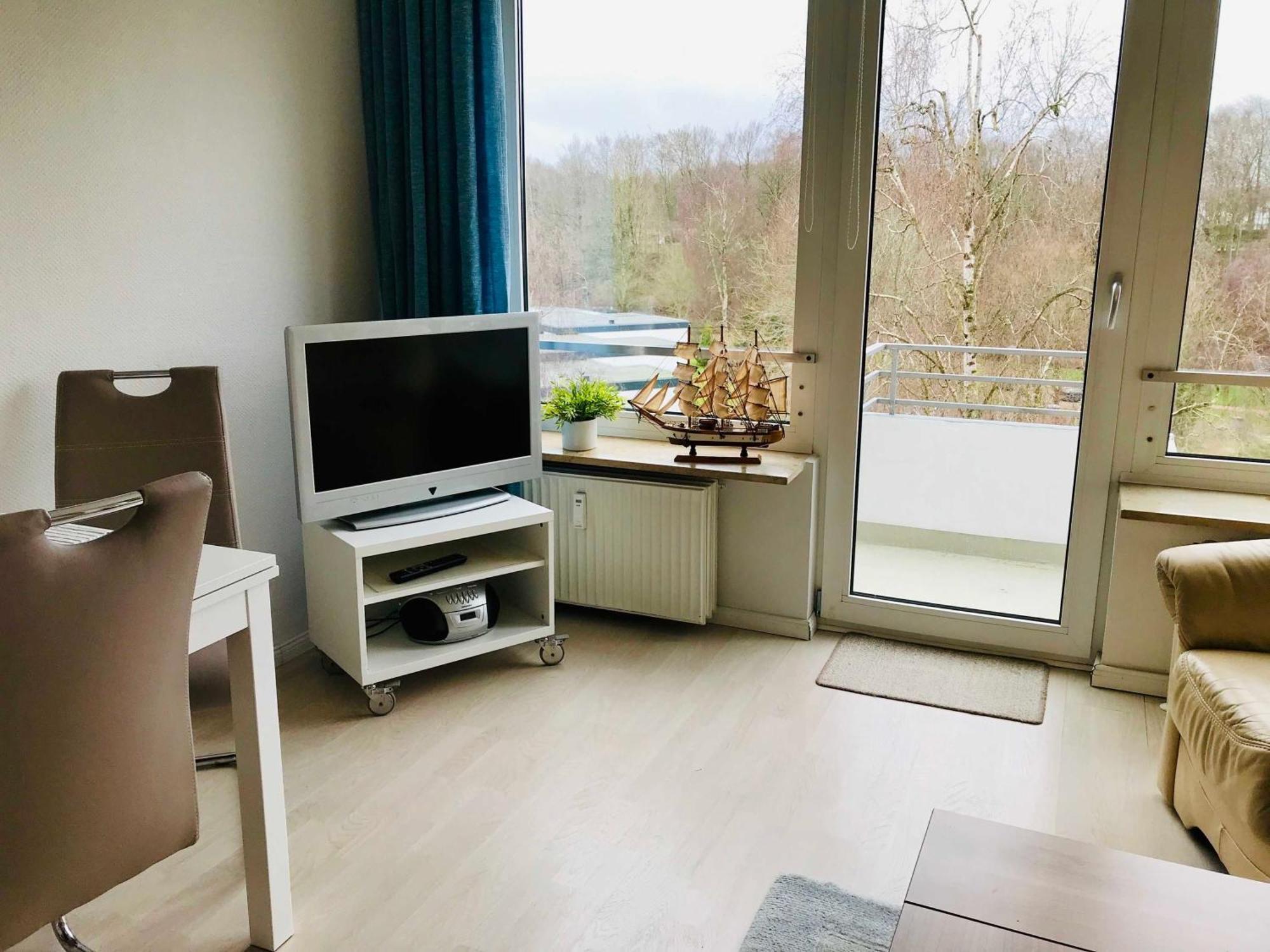 Ferienwohnung Skowronek am Kurpark Glücksburg Exterior foto